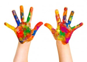 Childrens-Finger-painting