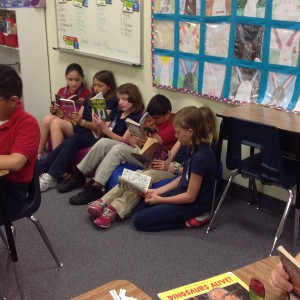 Quiet studious ladies!