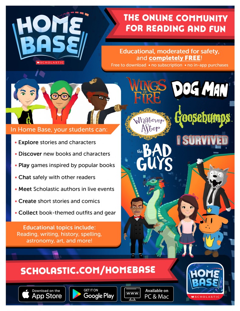 Scholastic Summer Reading- Home Base