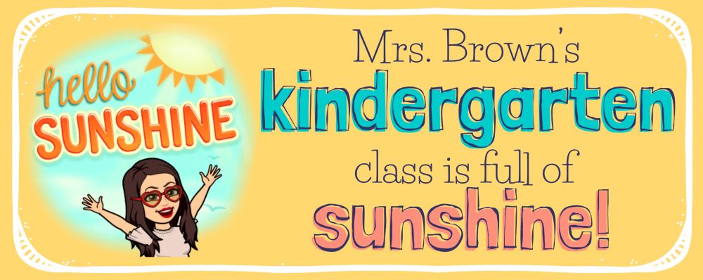 Mrs. Browns Kindergarten Class